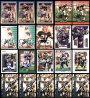 96 Count Lot of Autographed Assorted Football Cards SKU #266498
