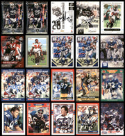 100 Count Lot of Autographed Assorted Football Cards SKU #266500