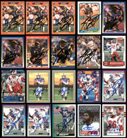 100 Count Lot of Autographed Assorted Football Cards SKU #266500