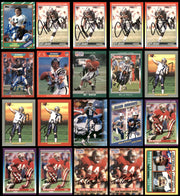 100 Count Lot of Autographed Assorted Football Cards SKU #266501