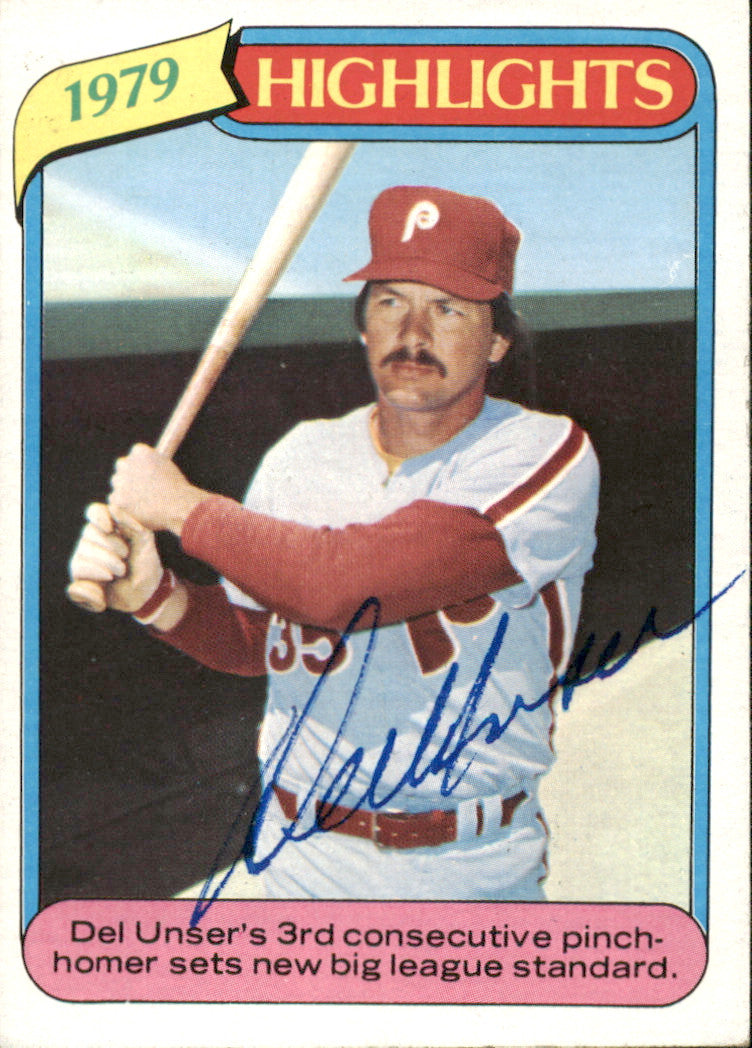 112 Count Lot of Autographed 1980 Topps Baseball Cards (All Different) SKU #266502