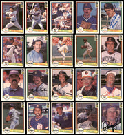 105 Count Lot of Autographed 1982 Donruss Baseball Cards (All Different) SKU #266503