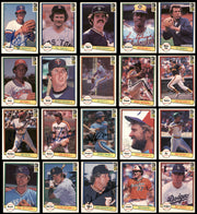 105 Count Lot of Autographed 1982 Donruss Baseball Cards (All Different) SKU #266503