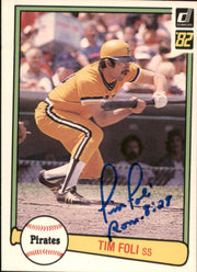 105 Count Lot of Autographed 1982 Donruss Baseball Cards (All Different) SKU #266503