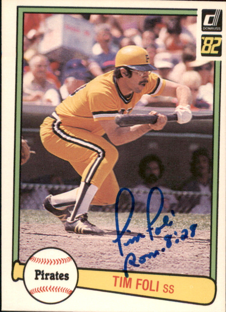 105 Count Lot of Autographed 1982 Donruss Baseball Cards (All Different) SKU #266503