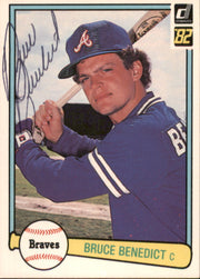 105 Count Lot of Autographed 1982 Donruss Baseball Cards (All Different) SKU #266503