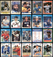 107 Count Lot of Autographed 1982-1991 Fleer Baseball Cards SKU #266514