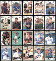 107 Count Lot of Autographed 1982-1991 Fleer Baseball Cards SKU #266514