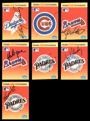 107 Count Lot of Autographed 1982-1991 Fleer Baseball Cards SKU #266514
