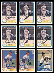 35 Count Lot of Autographed 1981-1983 Ron Cey Baseball Cards SKU #266519