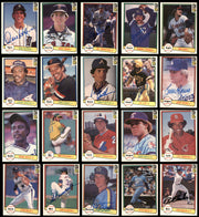 120 Count Lot of Autographed 1982 Donruss Baseball Cards (All Different) SKU #266535