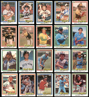 158 Count Lot of Autographed 1981 Donruss Baseball Cards (All Different) SKU #266538