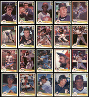 140 Count Lot of Autographed 1982 Donruss Baseball Cards (All Different) SKU #266544