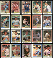 233 Count Lot of Autographed 1981 Donruss Baseball Cards (All Different) SKU #266546
