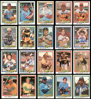 233 Count Lot of Autographed 1981 Donruss Baseball Cards (All Different) SKU #266546