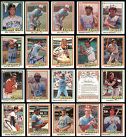 233 Count Lot of Autographed 1981 Donruss Baseball Cards (All Different) SKU #266546
