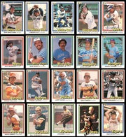 233 Count Lot of Autographed 1981 Donruss Baseball Cards (All Different) SKU #266546