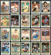 233 Count Lot of Autographed 1981 Donruss Baseball Cards (All Different) SKU #266546