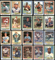 233 Count Lot of Autographed 1981 Donruss Baseball Cards (All Different) SKU #266546