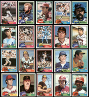 245 Count Lot of Autographed 1981 Topps Baseball Cards (All Different) SKU #266548