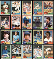 245 Count Lot of Autographed 1981 Topps Baseball Cards (All Different) SKU #266548
