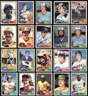 245 Count Lot of Autographed 1981 Topps Baseball Cards (All Different) SKU #266548