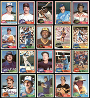 245 Count Lot of Autographed 1981 Topps Baseball Cards (All Different) SKU #266548