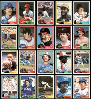 245 Count Lot of Autographed 1981 Topps Baseball Cards (All Different) SKU #266548