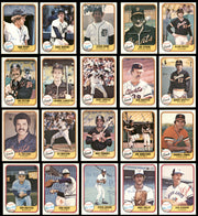 231 Count Lot of Autographed 1981 Fleer Baseball Cards (All Different) SKU #266553