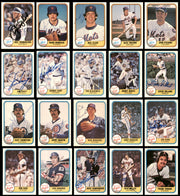 231 Count Lot of Autographed 1981 Fleer Baseball Cards (All Different) SKU #266553
