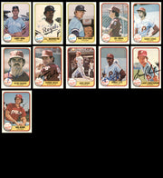 231 Count Lot of Autographed 1981 Fleer Baseball Cards (All Different) SKU #266553