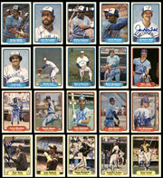 203 Count Lot of Autographed 1982 Fleer Baseball Cards (All Different) SKU #266569