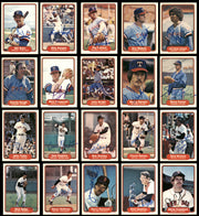 203 Count Lot of Autographed 1982 Fleer Baseball Cards (All Different) SKU #266569
