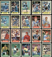 203 Count Lot of Autographed 1982 Fleer Baseball Cards (All Different) SKU #266569