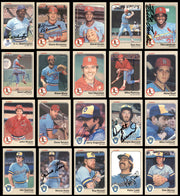 260 Count Lot of Autographed 1983 Fleer Baseball Cards (All Different) SKU #266573
