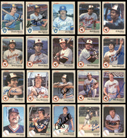 260 Count Lot of Autographed 1983 Fleer Baseball Cards (All Different) SKU #266573