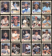 260 Count Lot of Autographed 1983 Fleer Baseball Cards (All Different) SKU #266573