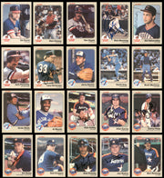 260 Count Lot of Autographed 1983 Fleer Baseball Cards (All Different) SKU #266573