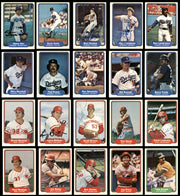 228 Count Lot of Autographed 1982 Fleer Baseball Cards (All Different) SKU #266574