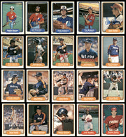228 Count Lot of Autographed 1982 Fleer Baseball Cards (All Different) SKU #266574