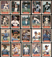 228 Count Lot of Autographed 1982 Fleer Baseball Cards (All Different) SKU #266574