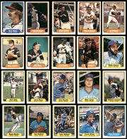 228 Count Lot of Autographed 1982 Fleer Baseball Cards (All Different) SKU #266574