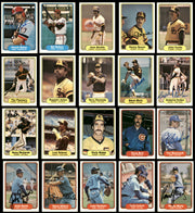 228 Count Lot of Autographed 1982 Fleer Baseball Cards (All Different) SKU #266574