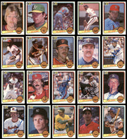 237 Count Lot of Autographed 1983 Donruss Baseball Cards (All Different) SKU #266575
