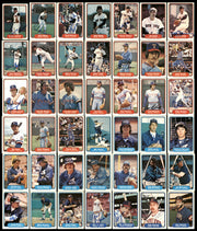 295 Count Lot of Autographed 1982 Fleer Baseball Cards (All Different) SKU #266576