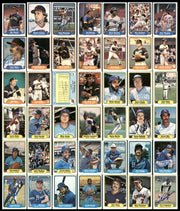 295 Count Lot of Autographed 1982 Fleer Baseball Cards (All Different) SKU #266576