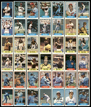 295 Count Lot of Autographed 1982 Fleer Baseball Cards (All Different) SKU #266576