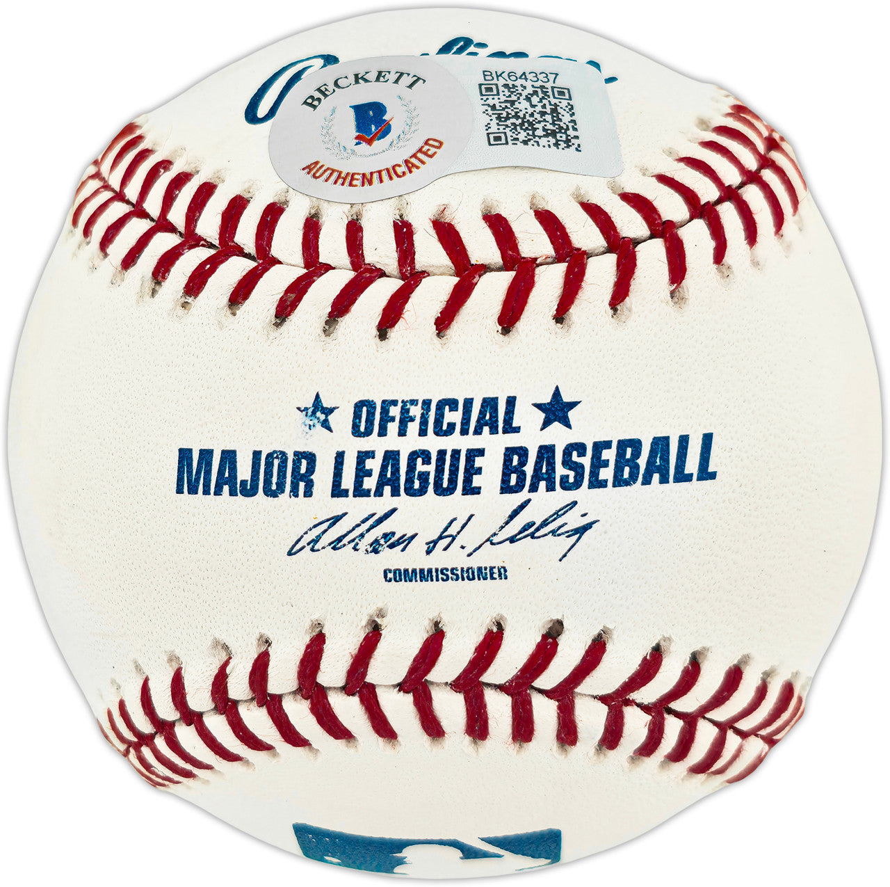 Mariano Rivera Autographed Official MLB Baseball New York Yankees Beckett BAS QR #BK64337