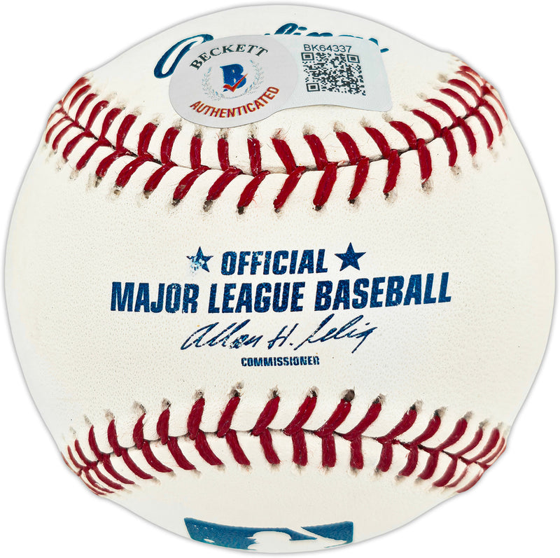 Mariano Rivera Autographed Official MLB Baseball New York Yankees Beckett BAS QR #BK64337