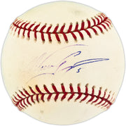 Nomar Garciaparra Autographed Official MLB Baseball Boston Red Sox SKU #266681